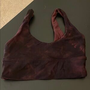 Lulu Lemon Purple Tie Dye Sports Bra